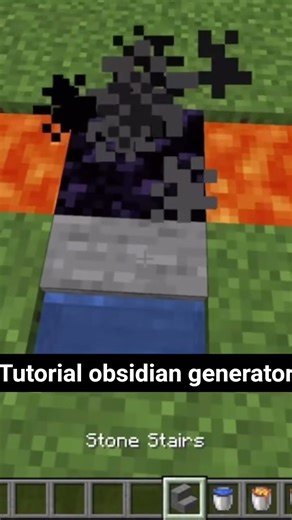 Tutorial obsidian generator #foryou #minecraft #gaming #dc