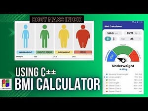 BMI (Body mass index) Calculator in C++ using codeblocks | C++ simple project for beginners.