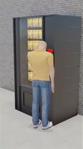 😱 Inside a Vending Machine! How Does It Work? #shorts #vendingmachine #engineering #3danimation