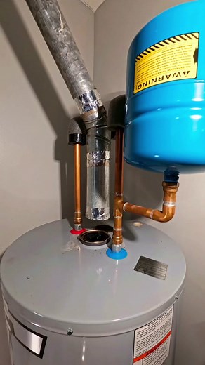 Removing and piping up a new water heater 💦 #plumbing #plumber #diy #fyp