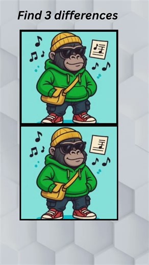 find 3 differences#easy#ytshorts