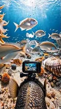 GoPro on a Fish! Amazing Underwater World View 4K