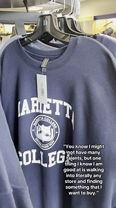 28K views · 181 reactions | We're OBSESSED with all of the Marietta College merch at our team store! The Team Store doesn't currently have an online link to shop, but you can always call in and order. Check their page out at: https://www.facebook.com/share/1D3GNQe2vW/?mibextid=wwXIfr Also check out our online BSN Sideline Store: https://sideline.bsnsports.com/schools/ohio/marietta/marietta-college | Marietta College | Facebook