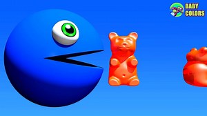 ⚽ Learn Colors with 3d Pacman Com