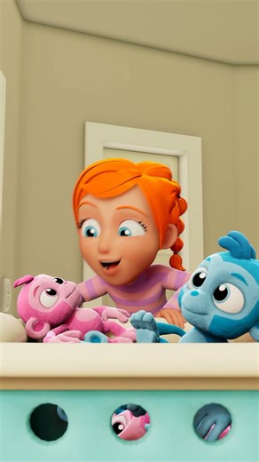 WATCH OUT BELOW!! 🧺🐒 Monkey Buddies go FLYiNG!!