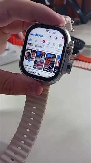 smartwatch hw ultra 2 Android chip bluetooth NFC GPS responde mensagem play store câmeras tik Tok #relogiointeligente #viraltiktok #viralizar #smartwatch
