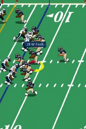 2000 Rams vs Titans (highlight) Marshall Faulk touchdown run.