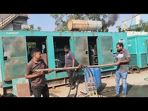 500 kva DG water load testing 600 ampair😱😱 2009 model #genset500kva #genset #cummins #dieselgenerat