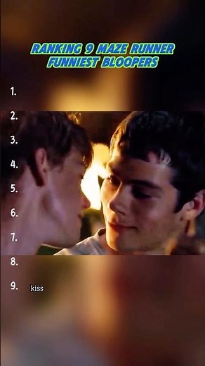 Ranking 9 maze runner Funniest Bloopers. #bloopers #mazerunner