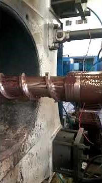 Screw remove from the injection molding machine