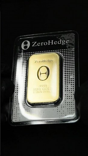 1 Oz ZeroHedge Gold Bar | Exclusive JM Bullion collaboration