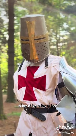 And so, i’m back ❤️ #crusadertiktok #crusaders #fyp #foryou #viral #meme #laugh #jerusalem #crusadememe #breadboys #crusaderhelmet #joke #holy #deus #infidel