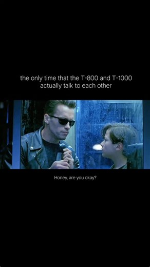 ShortClip_Studi0 on Instagram: "The only time that the T-800 and T-1000 actually talk to each other, they are both impersonating other people.Terminator 2: Judgment Day features legendary, high-speed chase scenes and a timeless, engaging plot that redefined the genre. Known as one of his most iconic roles, evolving from a villain to a protector. Movie: Terminator 2: Judgment Day Directed by: James Cameron Written by: James Cameron, William Wisher Produced by: James Cameron Starring: Arnold Schwa