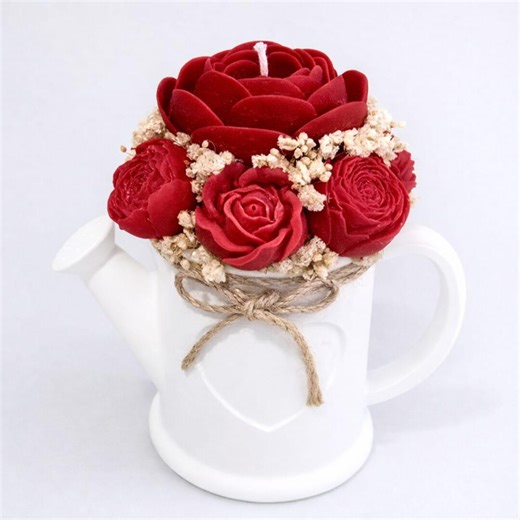 Candle Flower Bouquet - Etsy