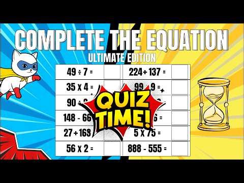 Math Quiz for Grade 3 | Beat the Ultimate 180-Second Challenge! ⏱️| Safe Place