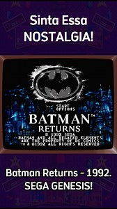Batman Returns - 1992. Plataformas: Super Nintendo Entertainment System, Atari Lynx, MAIS. | Generation Nostalgia