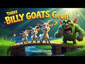 3 Billy Goats Gruff Full Story 🐐 | Kids Animated Fairy Tale Read Aloud! | TaleTwists