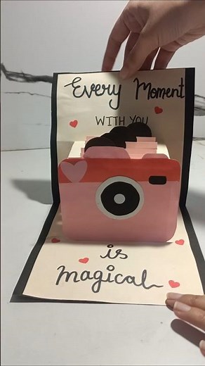 Handmade Camera Card|TurnMemoriesInto Magic#CameraCard#PhotoCard#CraftIdeas#youtubeshorts#viralvideo