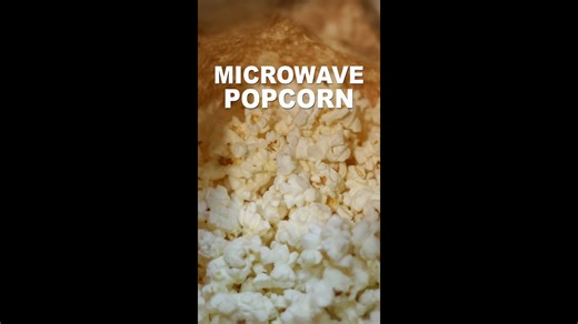 Microwave popcorn in a paper bag #shorts
