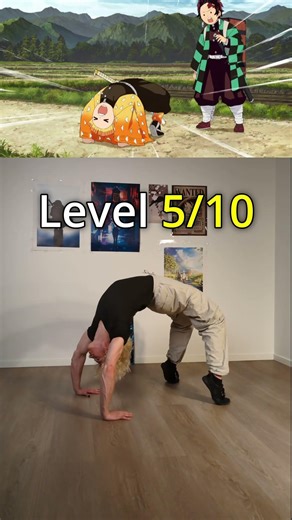 Level 10 is impossible 💀 #demonslayer #inosuke #zenitsu #tanjiro #anime #workout #infinitycastle