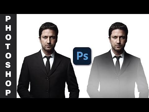 How To Make Fading Gradient Transparent Effect - Photoshop Tutorial