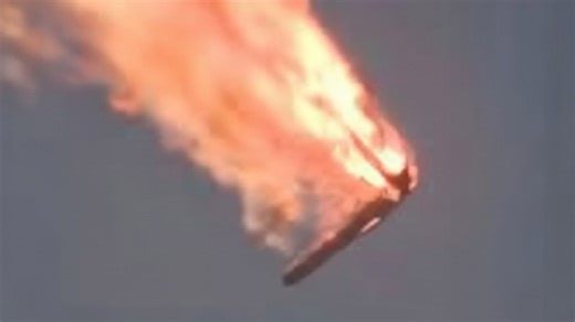 Chinese rocket falls on their own city!