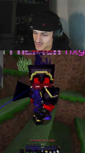 Xyzoom gewinnt 500k Duell auf HugoSMP #minecraft #hugosmp #smp #deutsch #shorts