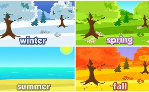 Rap大叔教你唱英语儿歌 四季歌 4 Seasons Song