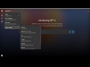 ChatGPT 5 update - How to bring back the Legacy models