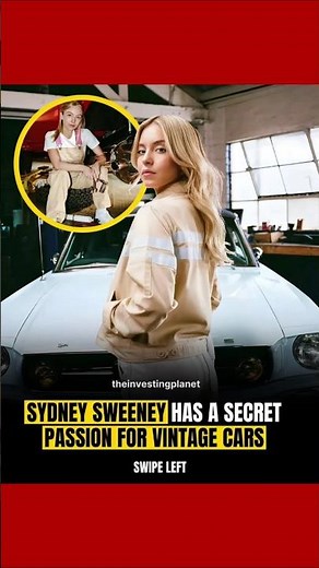 Sydney Sweeney’s Secret Passion: Restoring Classic Cars 🔧🔥