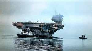 USS Kitty Hawk - The 1984 collision with a Soviet nuclear sub in the Sea of Japan