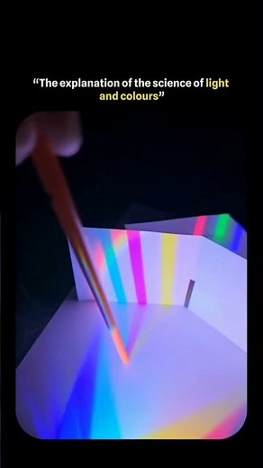 Why We See Colors: The Science of Light Revealed 🌞🎨#colors #light #physics #reflection #refraction