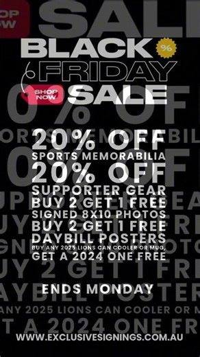 Black Friday at Exclusive Signings 🖤🔥