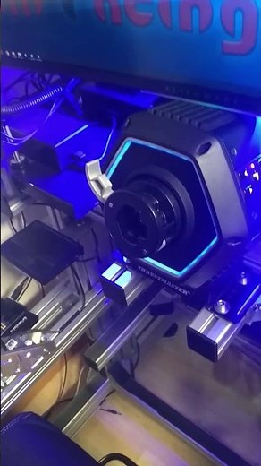 Thrustmaster T818 installed in Sim Racing Rig! And 😾SimCat😾 #simracingreviews #simracing