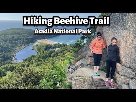 Hiking Beehive Trail- Acadia National Park- Best Day Hike in Acadia