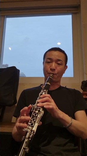 Jazz Clarinet - Improvisation 3 #clarinet #saxophone #jazz #shorts