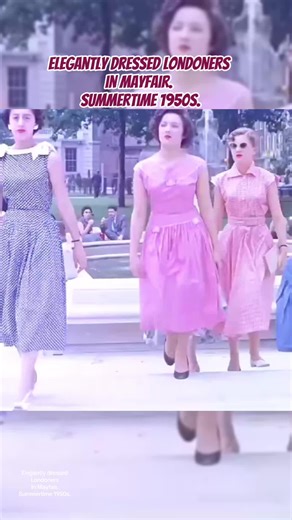 Elegance of 1950s London Mayfair People