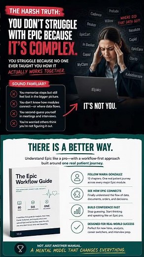 The Epic Map for Analysts, New Hires, Career Switchers Who Don't Have (or Need) Certification Yet.