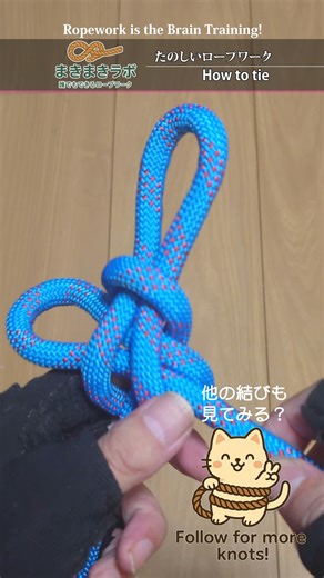 まきまきラボ on Instagram: "【結びやすい!ほどきやすい!】アングラーズループ｜脳トレ簡単!ロープワーク How to tie Angler’s Loop. 別名、パーフェクションループ (perfection loop) とも呼ばれています。 なんといっても簡単に結べるのがポイント! 強度もあって、解くのも一瞬! とても使い勝手が良いのが特徴です。 It's also known as the perfection loop. The key point is that it's easy to tie! It's strong and can be untied in an instant! It's extremely easy to use. #shortreels📸🤗🙏like♥️and😍follow #fypシ❤️💞❤ #キャンプ #キャンプ初心者 #キャンプ女子 #ライフハック #生活 #雑学 #脳トレ"