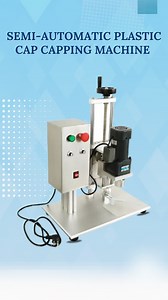 " Discovering the magic behind Semi-Automatic Plastic Cap Capping Machines! Let's dive into the simple yet efficient workings of this machinery." #TechTalk #Innovation #Automation | Smart Packaging Systems | Facebook