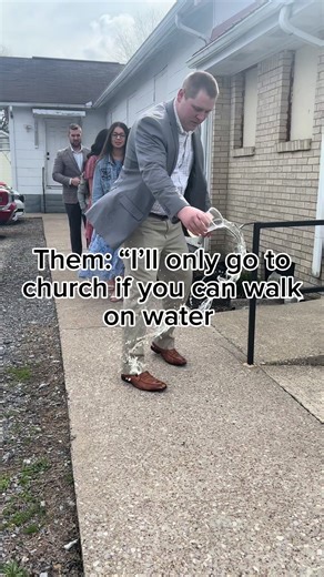 Y’all said you’d come if we walked on water… this is as close as we got 😅💦 Guess that means we’ll see you Sunday @ 10:30am 🙌 #wearefamily #ConnectPoint #praisebreak