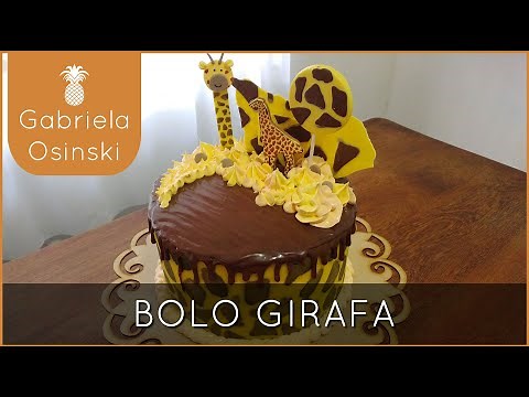 BOLO DE GIRAFA - BOLOS DECORADOS