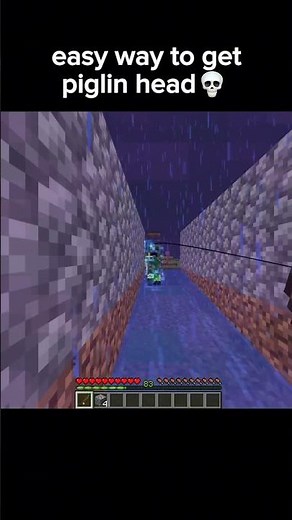 easy way to get minecraft piglin head