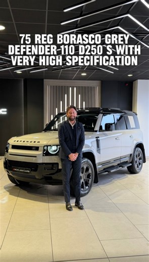 2026 Model Borasco Grey - 2025 75 Land Rover Defender 110 3.0 D250 S Live Priced at £76,990 - Buy & Reserve Online - Contact Liam on 07795623213 or Business WhatsApp us on 07724101010 📲 Finished in Borasco Grey Metallic, this Defender features 20" 6-Spoke Gliss Black Alloys, the Extended Black Exterior Pack, Cintrasting Black Roof and a refined Ebony Leather Interior with a Sliding Panoramic Glass Sunroof. Only 2,284 Miles https://www.acklamcarcentre.co.uk/used-cars/20589978-land-rover-defender