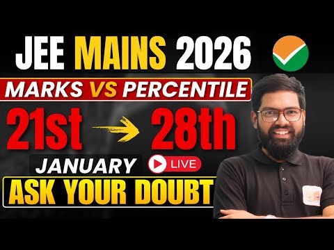JEE Main 2026 Marks vs Percentile 🔥 | All Shifts Analysis | Answer Key & Response Sheet Date