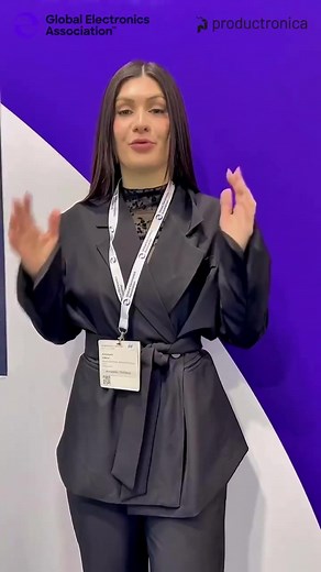 Day 2 at productronica is underway! Catch the Global Electronics Association Europe team - Anastasia Ederer, Sarah Feuerstein, Francisco Fourcade, Andres Ojalill, Alison James, and Diana Radovan - for a quick preview of what’s happening today. Swing by and say hi! Booth 321, Hall A1. | Global Electronics Association