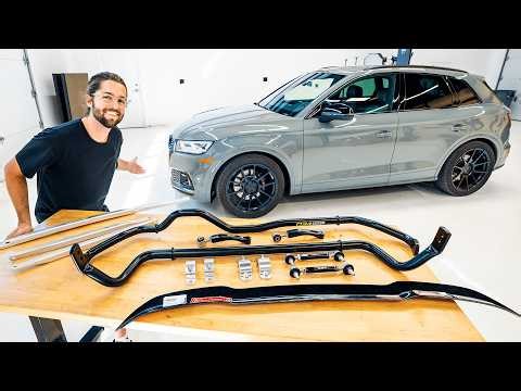 Audi SQ5 Gets A Bigger Wing, Sway Bars & Strut Tower Braces