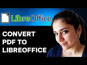 How to convert PDF to LibreOffice