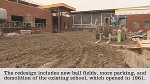 BOND AT WORK: The Salk Middle School Replacement project consists of a new 97,000 square foot, two story structure and demolition of the existing school. The $26 million project also includes replacement of existing softball and baseball fields and more parking. Construction is on track for completion next spring, with students and staff expected to be in their new building by the start of the 2017-18 school year. This is just one of the many projects that Spokane voters approved by passing the 