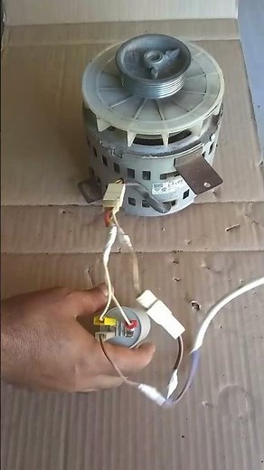 How to test a washing machine motor #motor #washingmachine